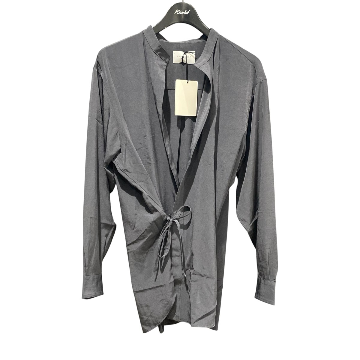 【中古】RAINMAKER BAND COLLAR DOUGI SHIRT RM251-022 薄墨色 大きさ：4 【050626】（レインメーカー）