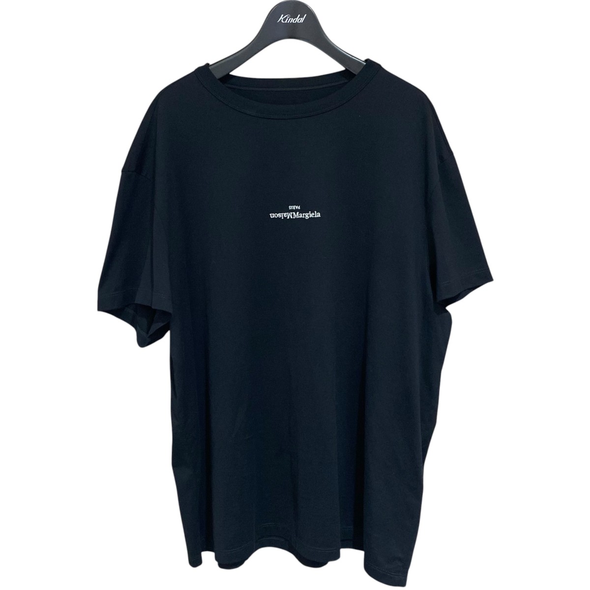 【中古】Maison Margiela ロゴタイプティーシャツ S30GC0701 黒いこと 大いさ：52 【040626】（メゾンマルジェラ）