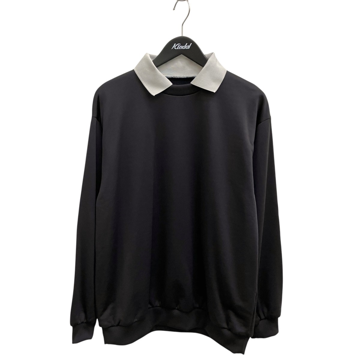 【中古】ssstein 24AW NYLON JERSEY TRACK UNIFORM 長袖ティーシャツ ST．986 黒いこと 大きさ：S 【060626】（シュタイン）