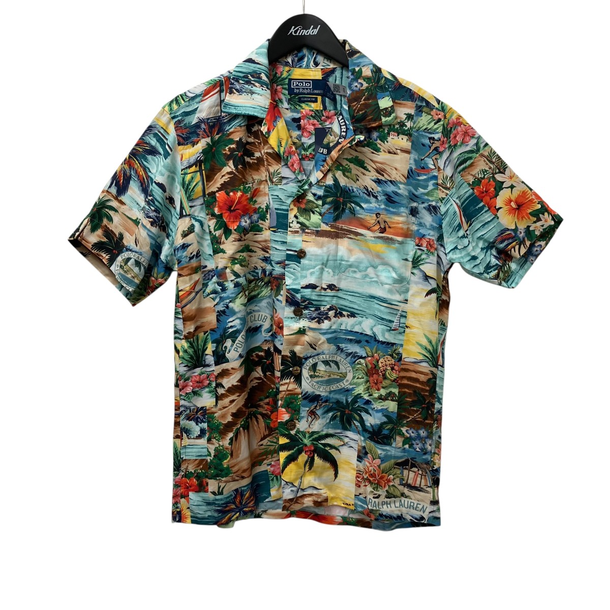 【中古】POLO RALPH LAUREN アロハシャツ マルチ色つや 大きさ：S 【060626】（ポロラルフローレン）