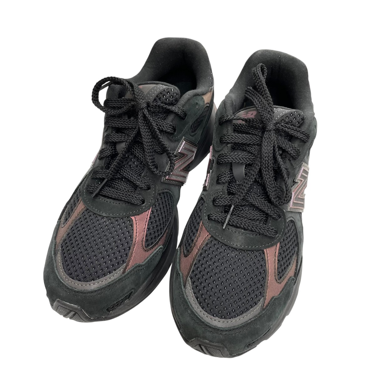 【中古】NEW BALANCE スニーカー U2010ETB 黒いこと×赤銅色 大きさ：28 【060626】（ニュー平衡にする）
