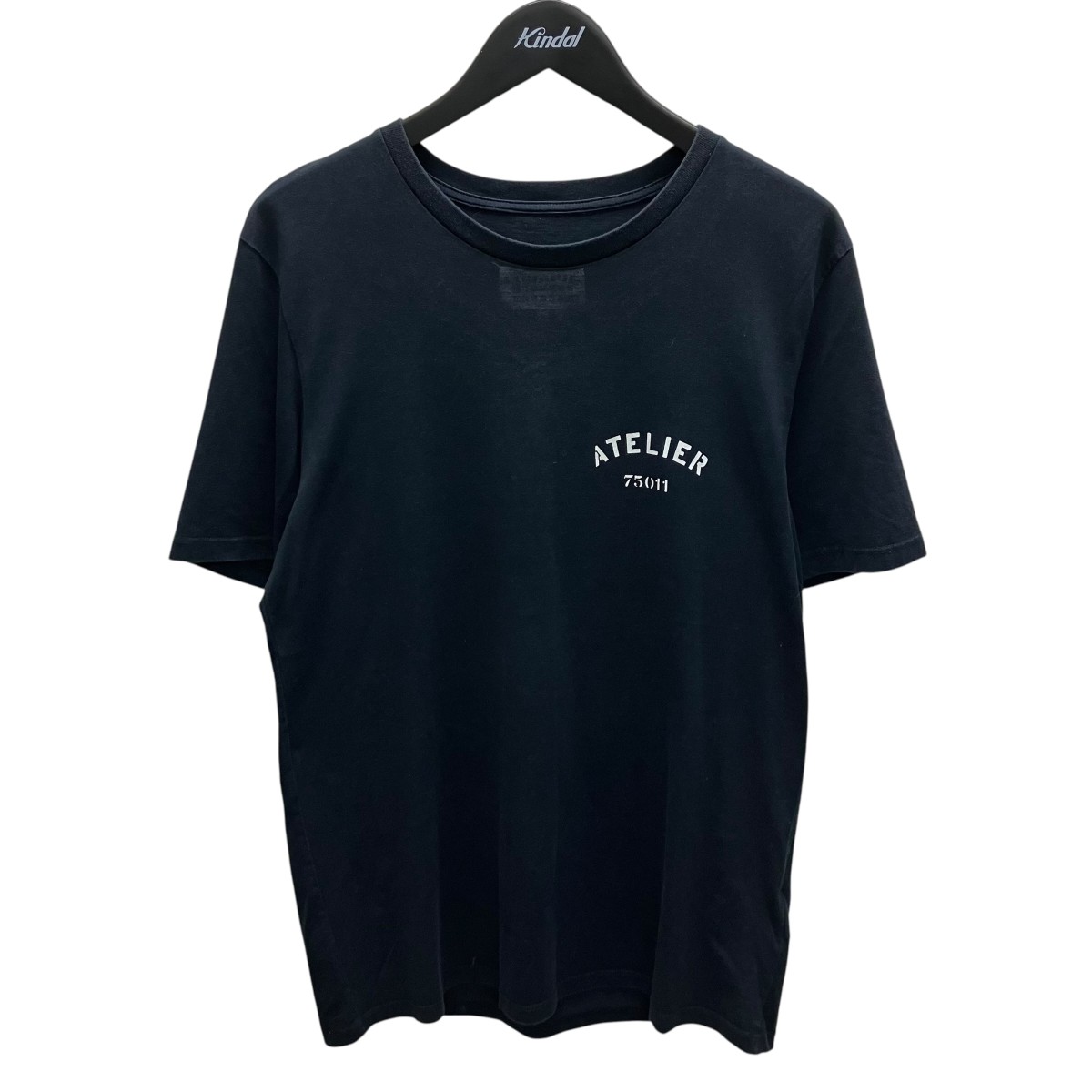 【中古】Maison Margiela 刷り上げるティーシャツ 黒いこと 大きさ：48 【060626】（メゾンマルジェラ）