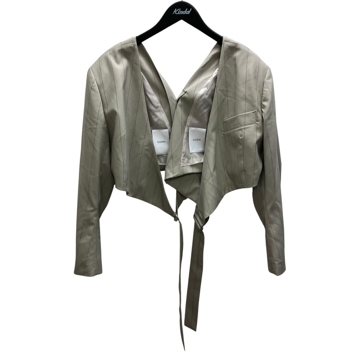 【中古】UJOH 26SS Separate Jacket セパレート上衣 薄墨色 大いさ：2 【060626】（ウジョー）