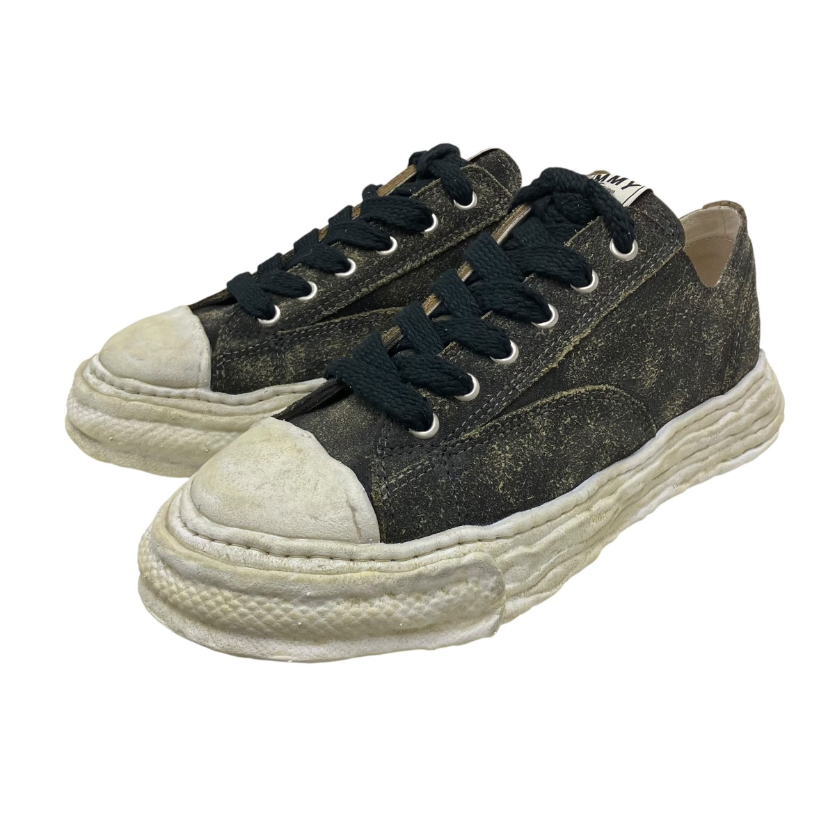 【中古】Maison MIHARA YASUHIRO PETERSON ローカットスニーカー 薄墨色 大きさ：43 【060626】（メゾンミハラヤスヒロ）