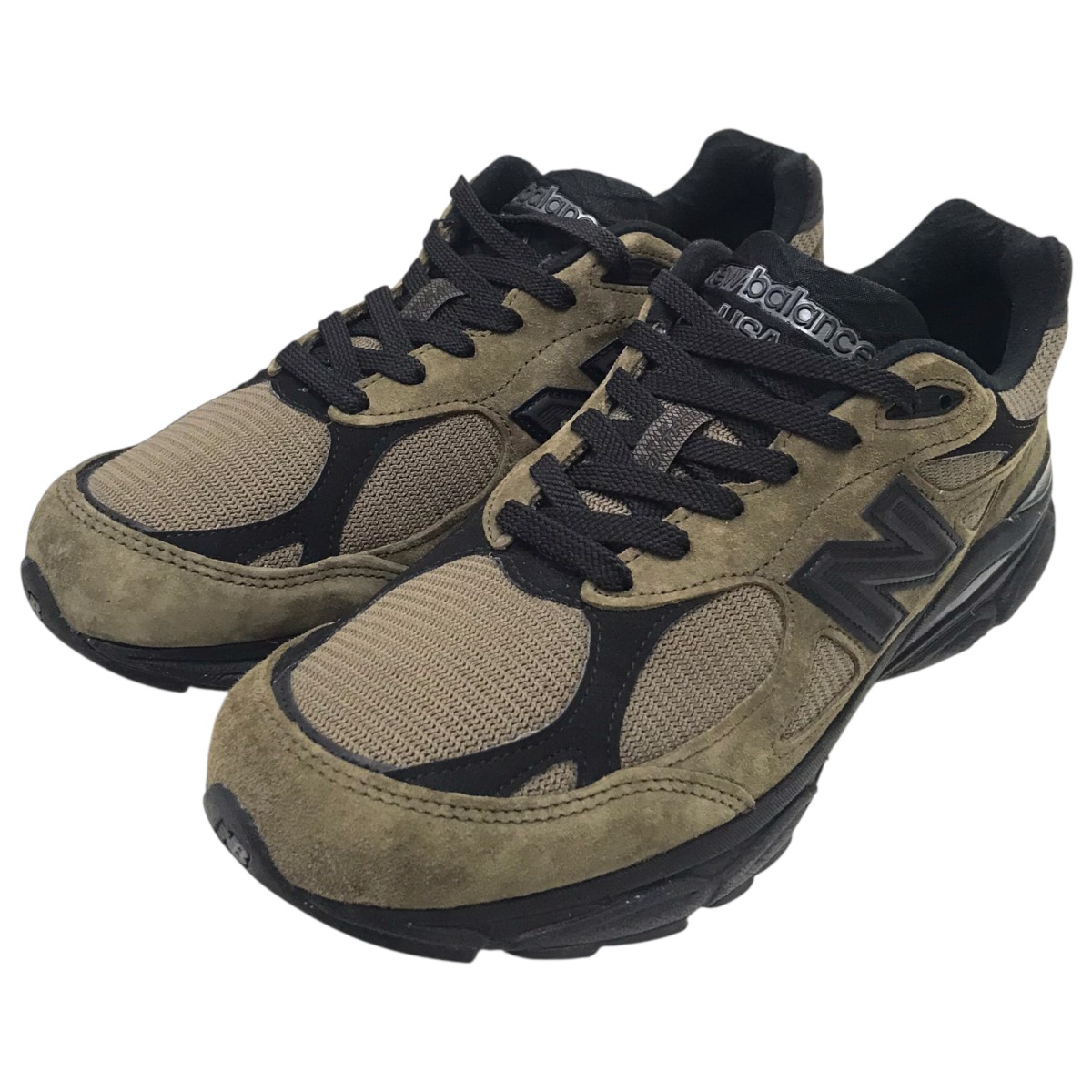 【中古】NEW BALANCE×JJJJound ローカットスニーカー M990JJ3 赤銅色×黒いこと 大きさ：28.5珊 【060626】（ニュー平衡にする×ジョウンド）