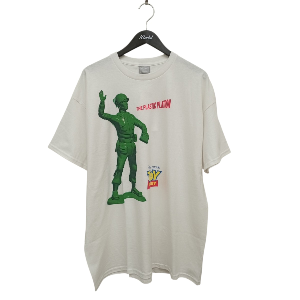 【中古】JACKSON MATISSE×TOY STORY グリーンアーミーメン 半袖カットソー JMW23AW03 白いこと 大きさ：XL 【060626】（JACKSON MATISSE）