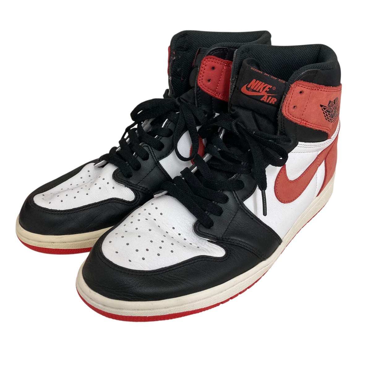 【中古】NIKE AIR JORDAN 1 RETRO HIGH TRACK RED ハイカットスニーカー 555088-112 赤いこと×黒いこと 大きさ：29珊 【060626】（ナイキ）
