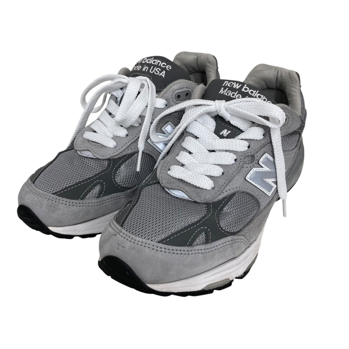 【中古】NEW BALANCE MR993GL 2025年製スニーカー 薄墨色 大きさ：26.5珊 【060626】（ニュー平衡にする）