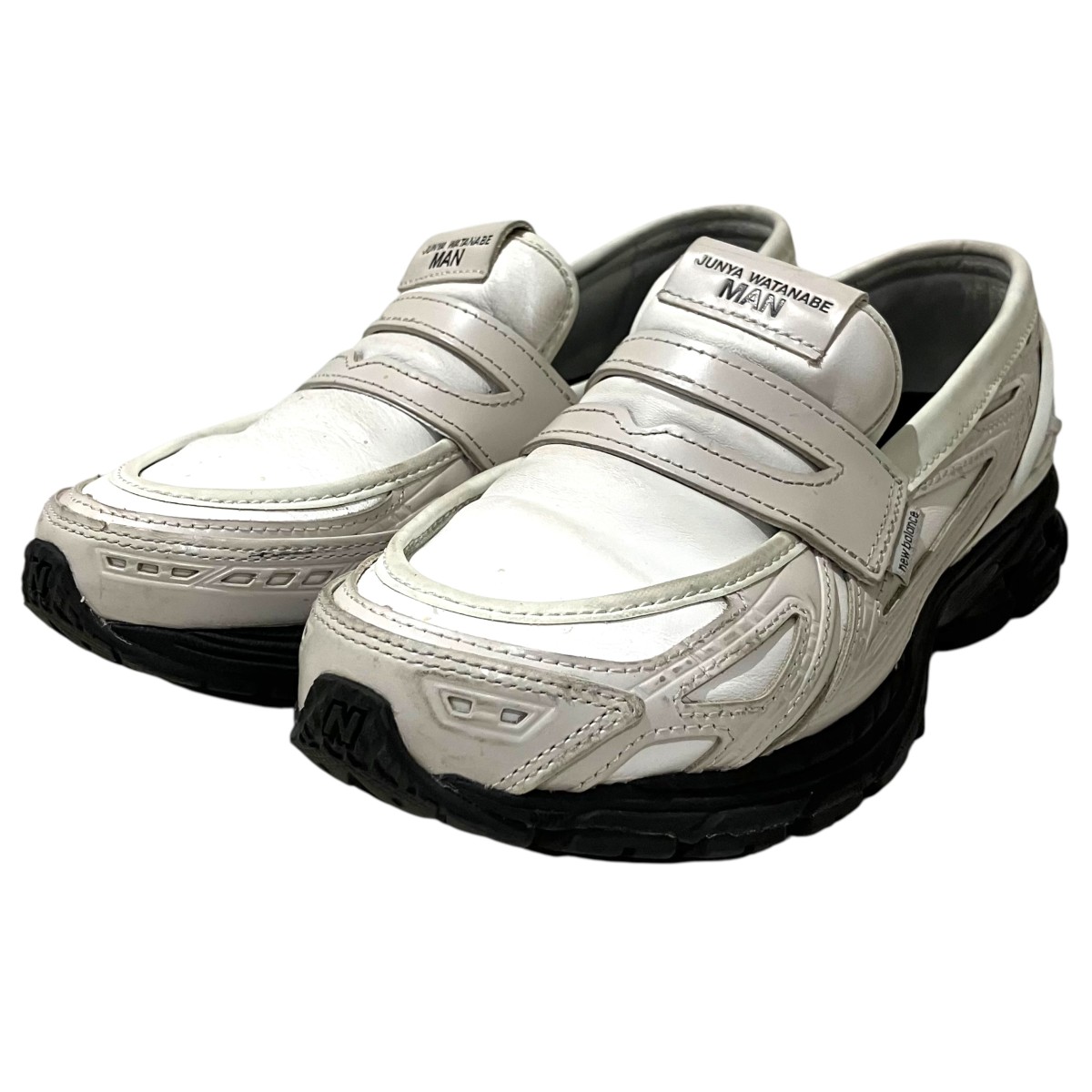 【中古】CDG JUNYA WATANABE MAN×NEW BALANCE 置き目毛革 U1906LCO 白いこと 大きさ：27珊 【060626】（ジュンヤワタナベコムデギャルソンマン×ニュー平衡にする）