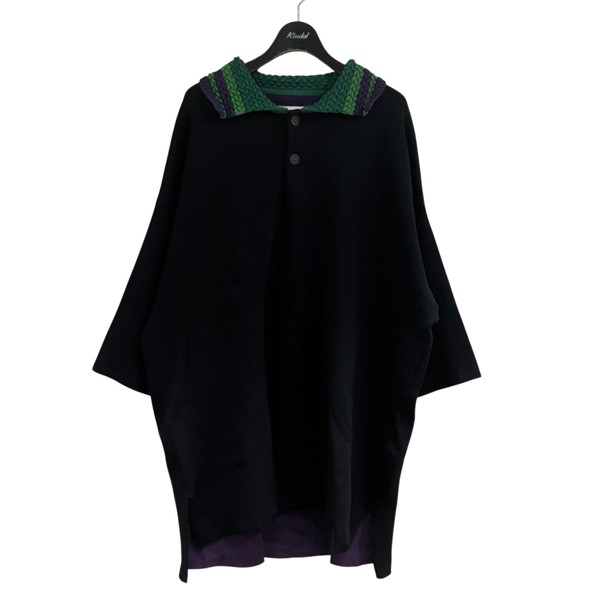 【中古】MAISON SPECIAL ビッグスポーツシャツ 黒いこと 大きさ：01 【060626】（メゾンスペシャル）
