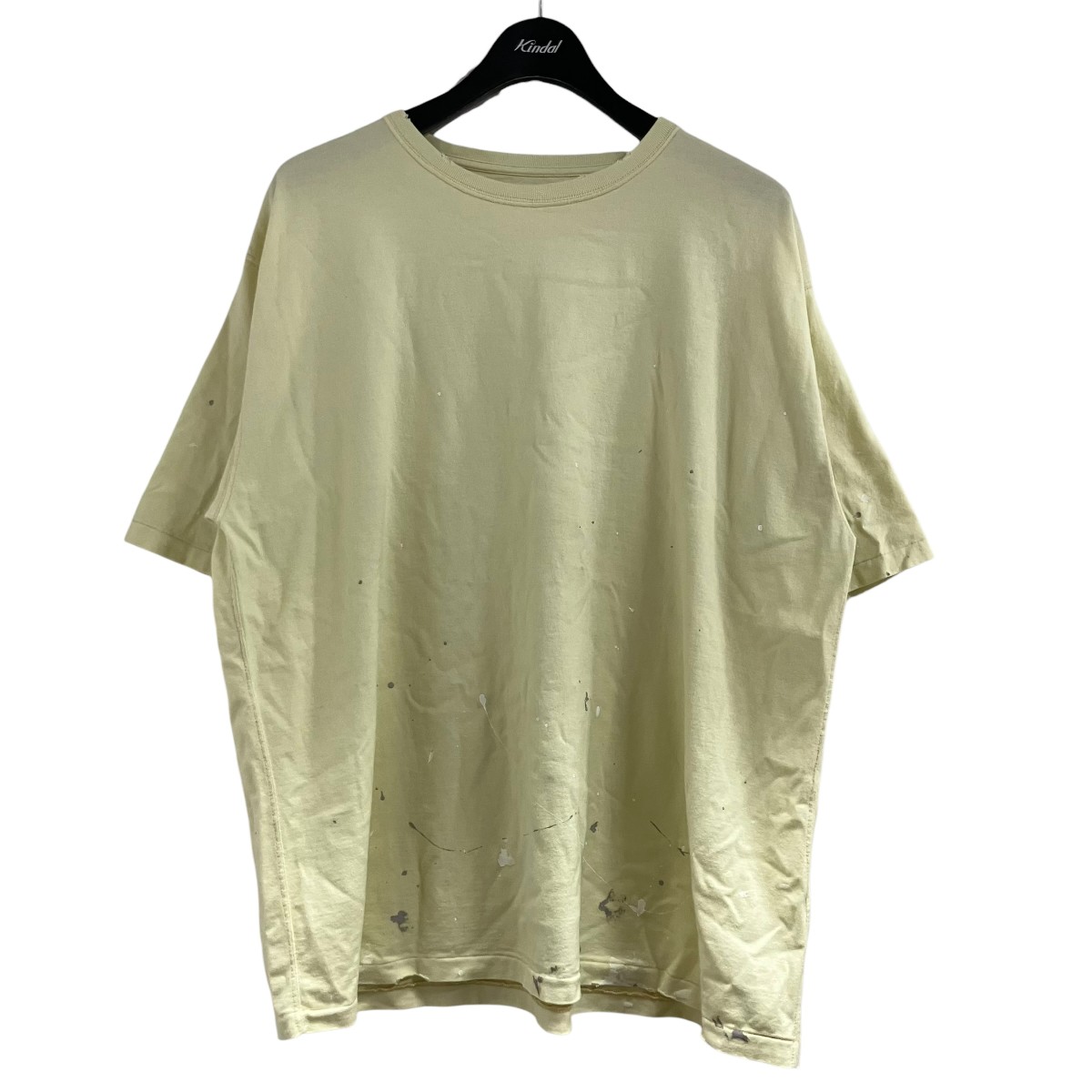【中古】CONCAUSE えの具産業ティーシャツ 黄色 大いさ：5 【060626】（人だかり）
