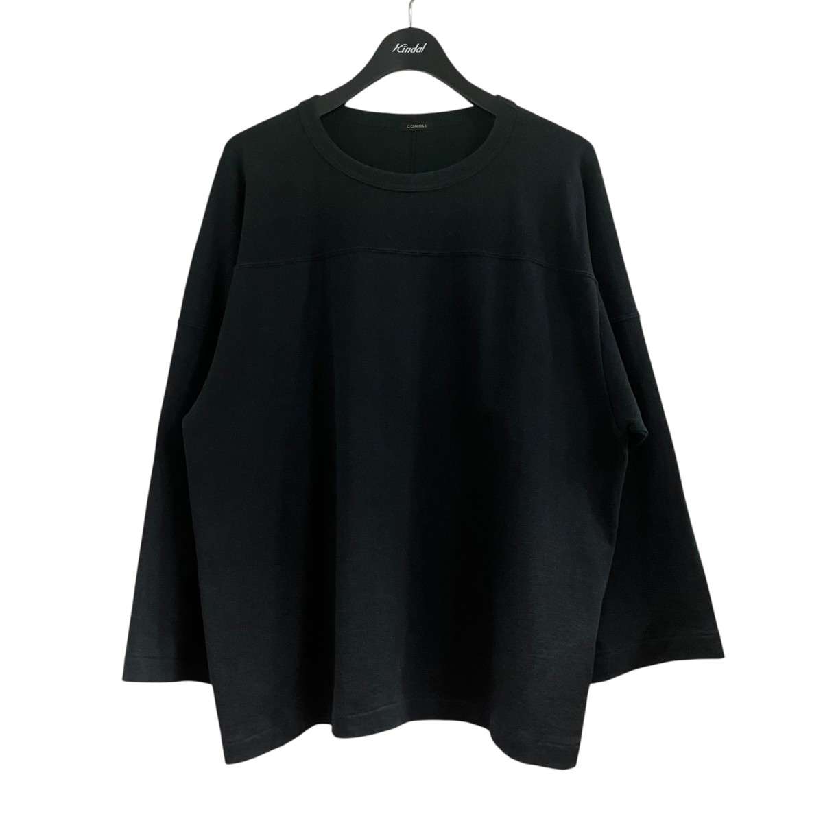 【中古】COMOLI クルーネックカットソー 黒いこと 大きさ：2 【060626】（コモリ）