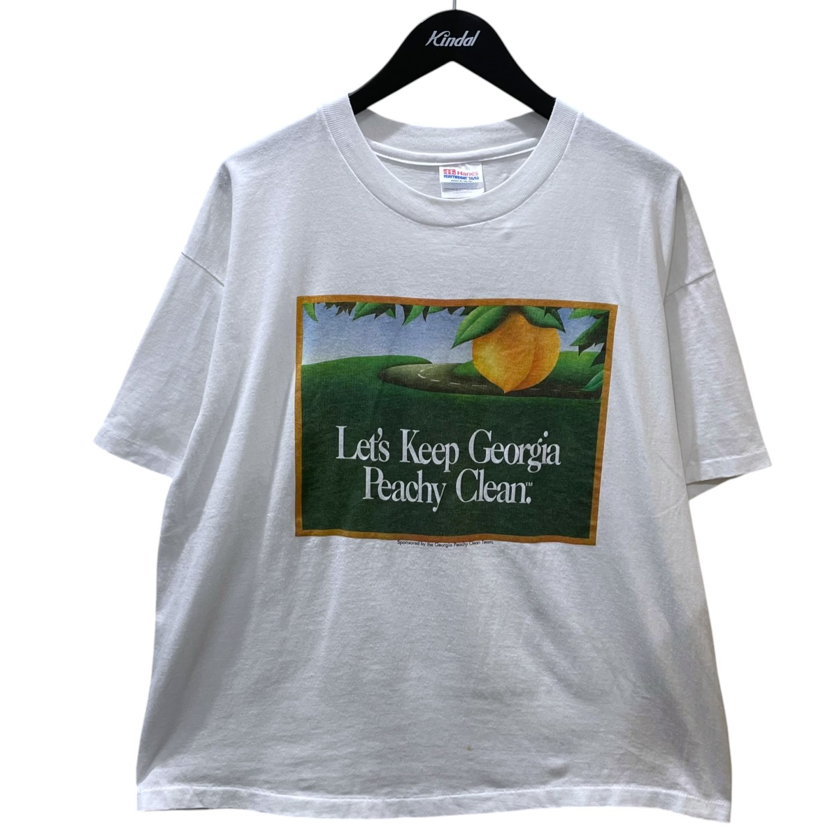 【中古】Hanes 90s 刷り上げるティーシャツ 白いこと 大きさ：XL 【060626】（ヘインズ）