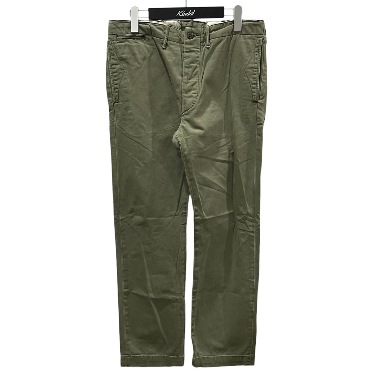 【中古】RRL チノズボン下 カーキ 大いさ：32×32 【060626】（ダブルアールエル）