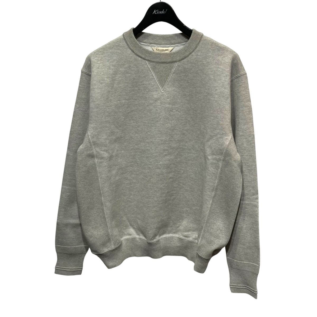 【中古】UN-USELESS クルーネックスウェット 3122411-170401 薄墨色 大きさ：M 【060626】（アンユースレス）