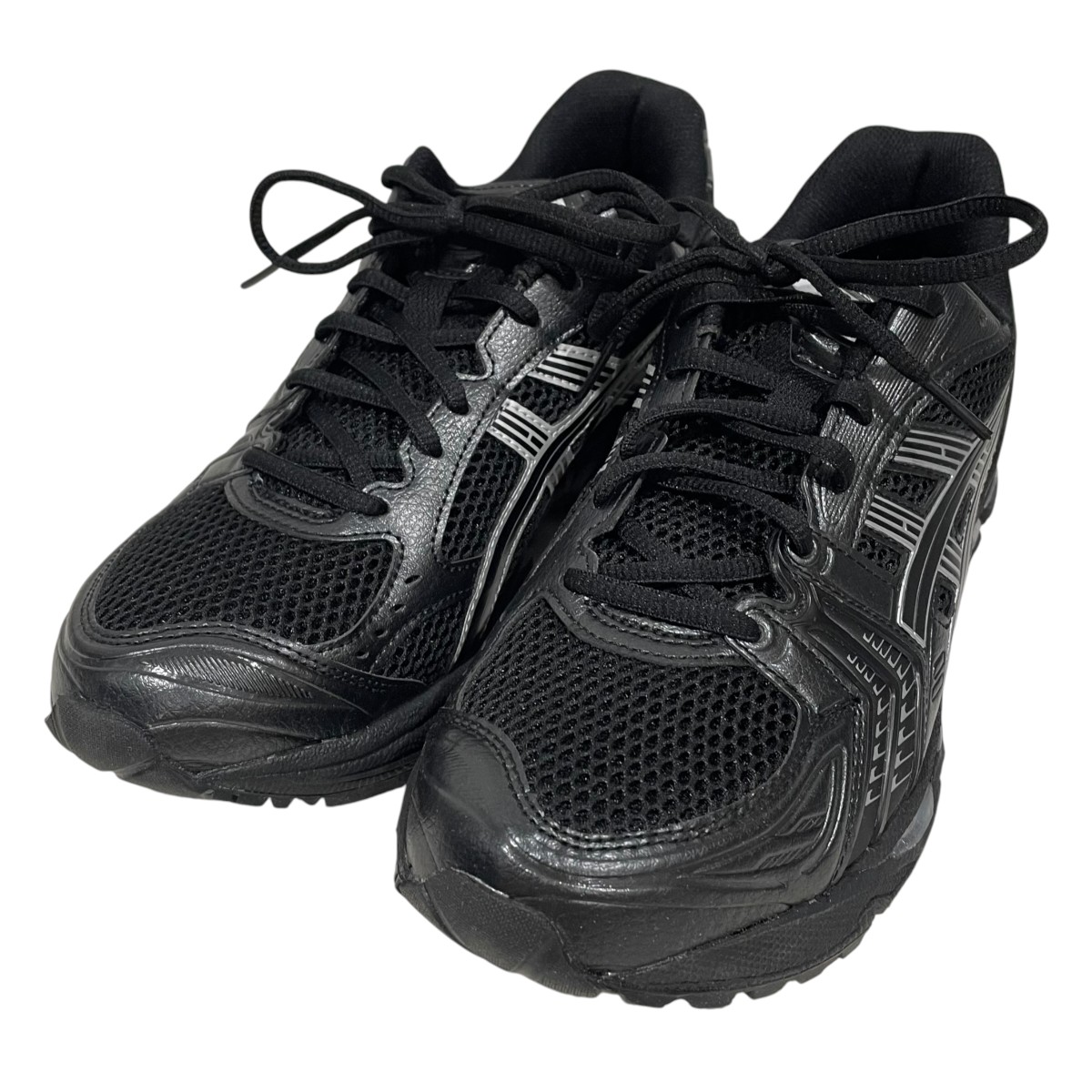 【中古】asics スニーカー GEL-KAYANO 14 ゲルカヤノ 14 1201A019 黒いこと・しろがね色 大きさ：27珊 【060626】（アシックス）