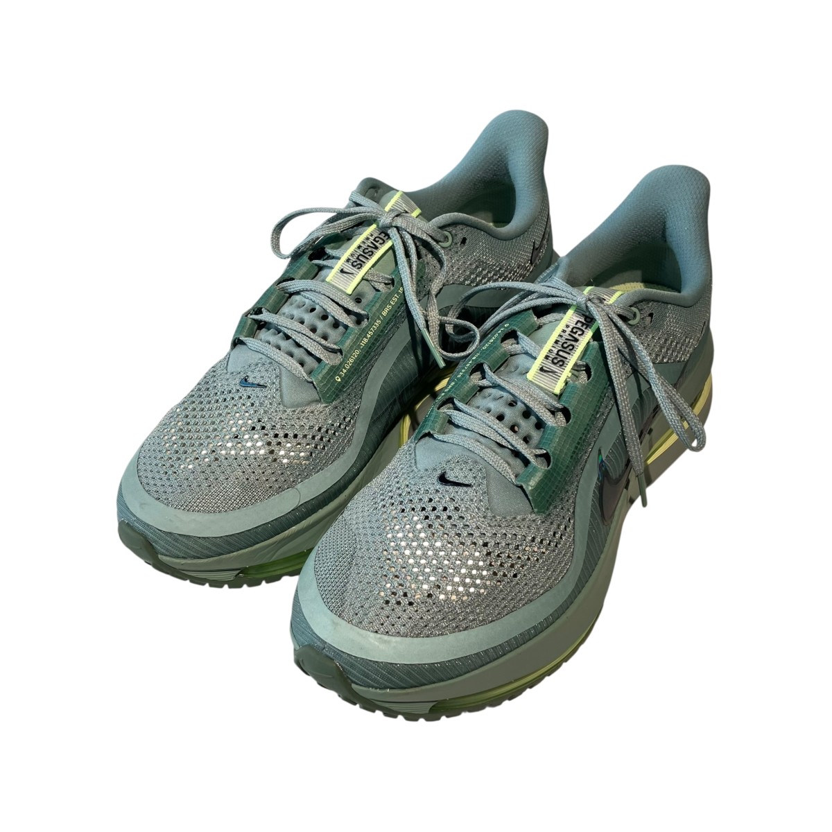 【中古】NIKE PEGASUS PREMIUM CANNON SEAWEED-BARELY VOLT-VOLT スニーカー HQ2592-009 天の原青碧 大いさ：28.5 【060626】（ナイキ）