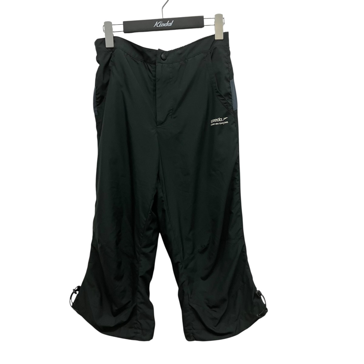 【中古】COMME des GARCONS×SPEEDO 二分の一ズボン下 黒いこと 大きさ：XS 【060626】（コムデ給仕×素早さ）