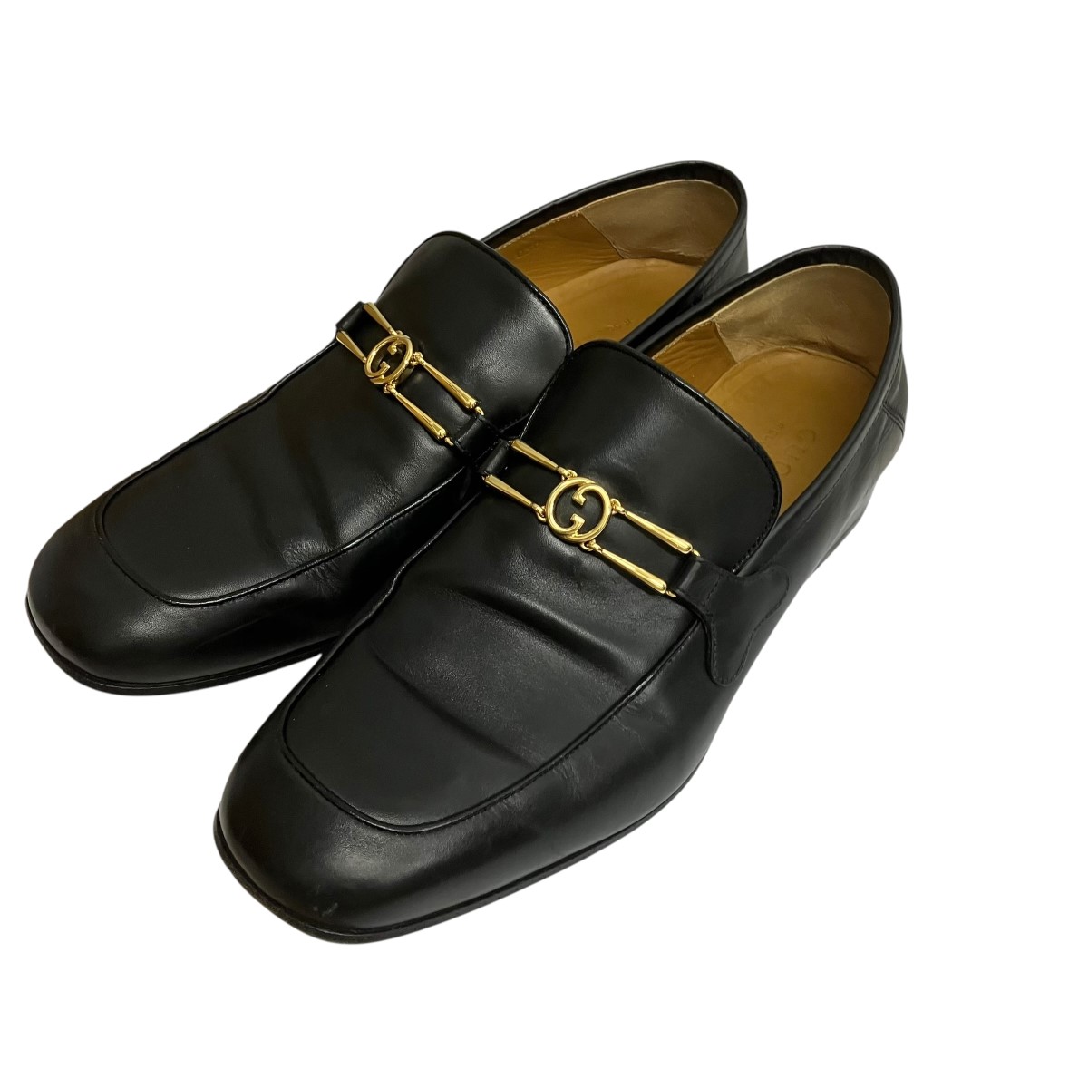 【中古】GUCCI ホースビットローファー 598348 黒いこと 大きさ：8 【060626】（グッチ）