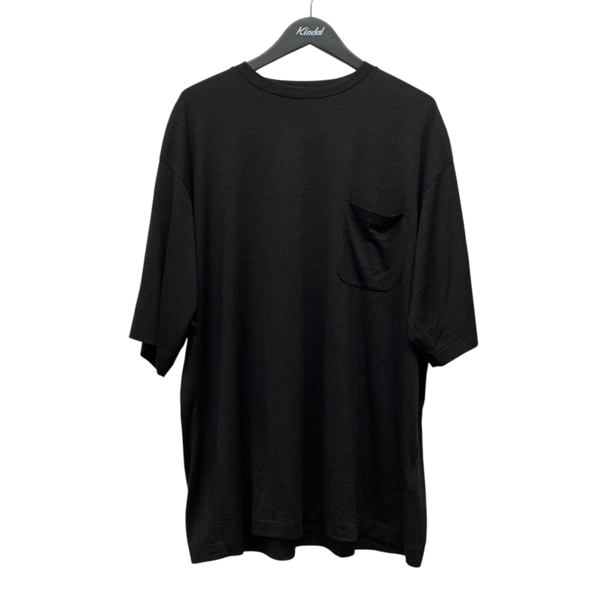 【中古】COMOLI 22SS 朱夏羊毛天竺ティーシャツ V01-05007 濃灰色 大きさ：4 【060626】（コモリ）