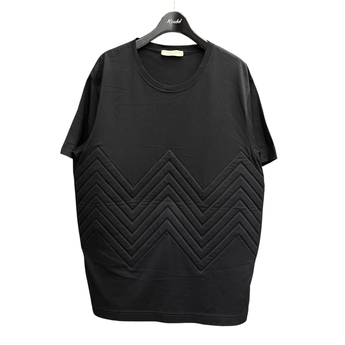【中古】BOTTEGA VENETA 半袖カットソー 595619 VKAB0 黒いこと 大きさ：48 【060626】（ボッテガヴェネタ）