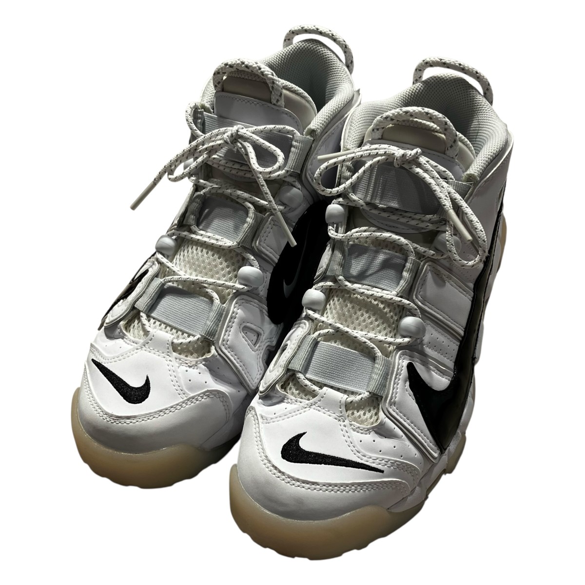 【中古】NIKE AIR MORE UPTEMPO ’96 WHITE BLACK-PHOTON DUST-VAST GREY スニーカー DQ5014-100 白いこと 大きさ：27.0珊 【060626】（ナイキ）