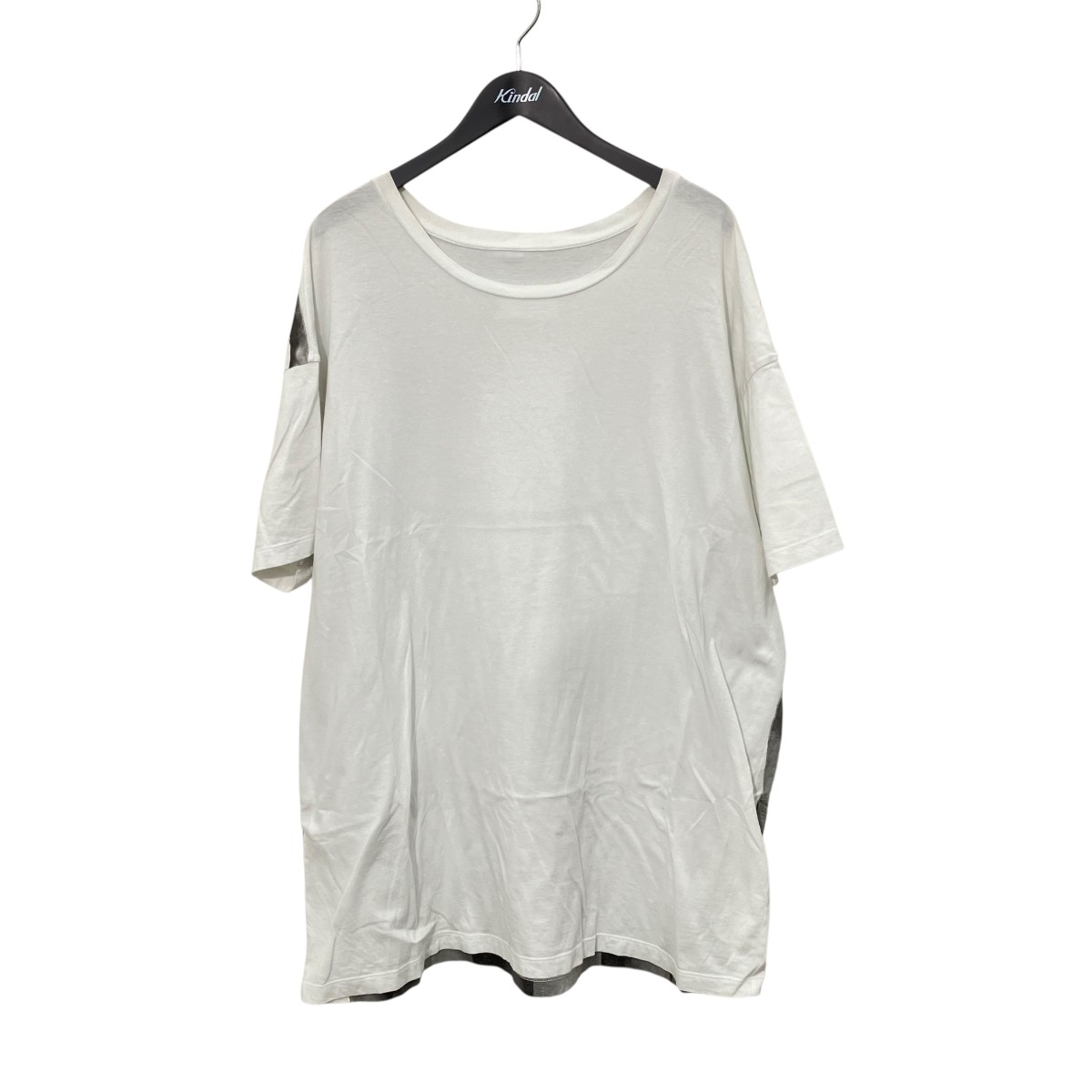 【中古】Maison Margiela トロンプルイユカットソー S29GC0225 白いこと×黒いこと 大きさ：S 【060626】（メゾンマルジェラ）
