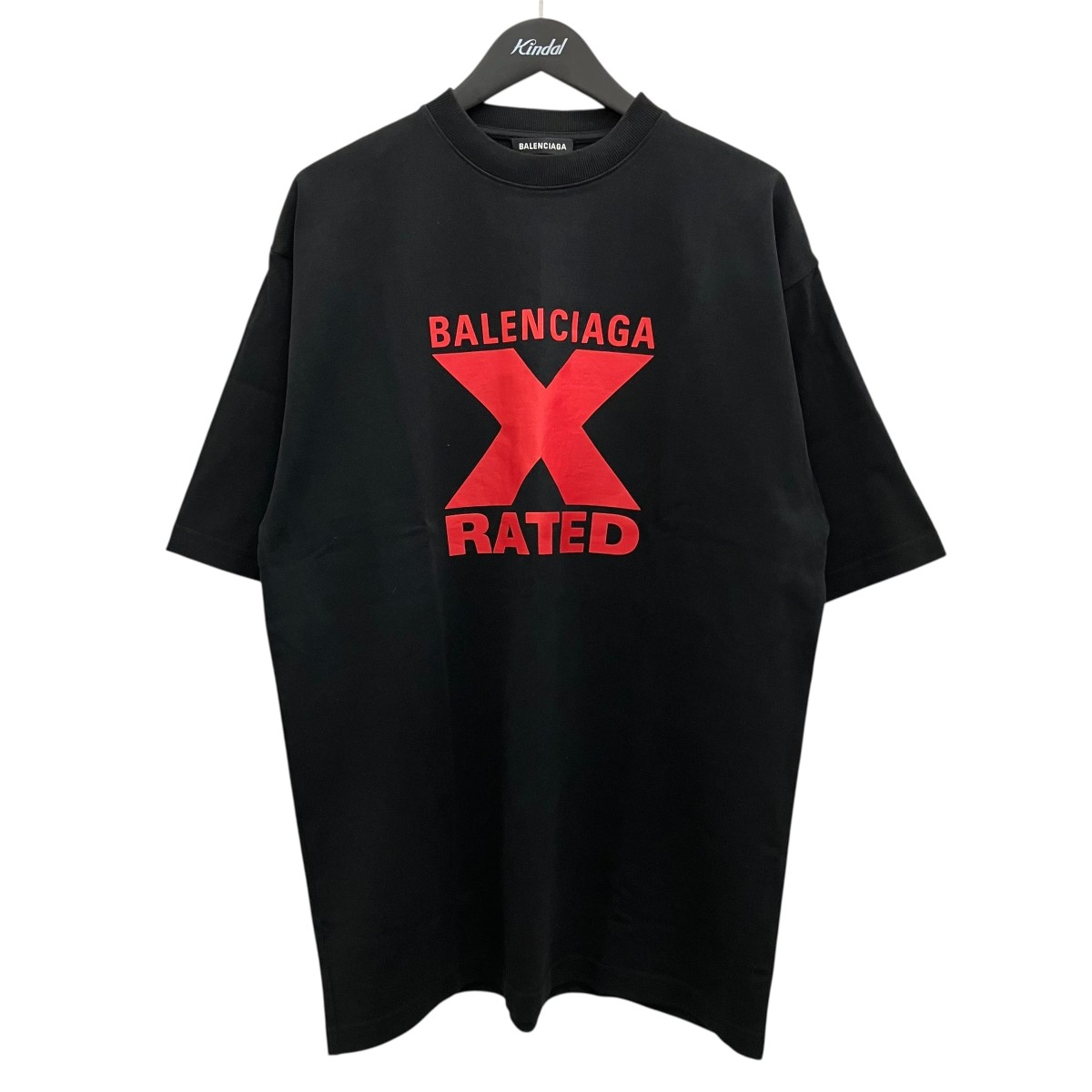 【中古】BALENCIAGA 刷り上げるプルオーバー 620969 TIVA7 黒いこと 大きさ：XS 【060626】（バレンシアガ）