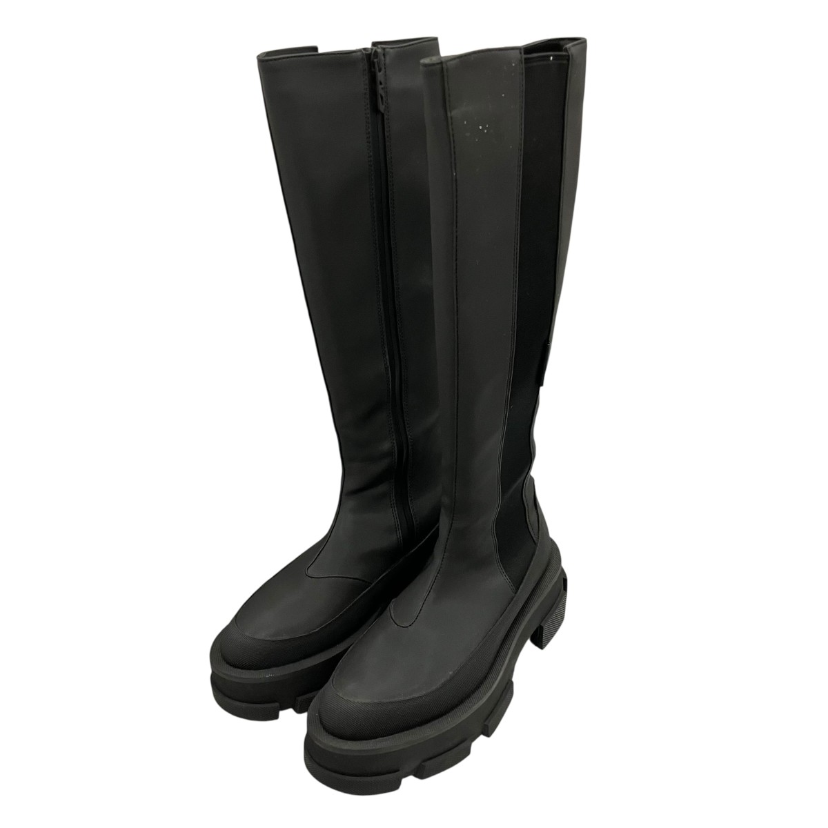 【中古】both 【GAO PLATFORM KNEE】 ロングブーツ GPB112-WP1CO 黒いこと 大きさ：37 【060626】（ボース）