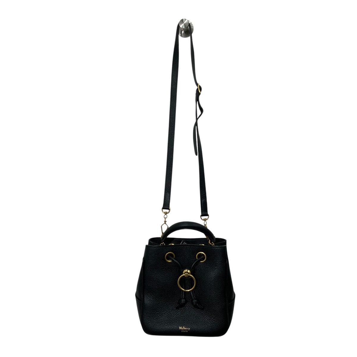 【中古】MULBERRY　Small Hampstead 2WAYショルダーバッグ ブラック 【060626】（マルベリー）｜ブランド古着のカインドオル