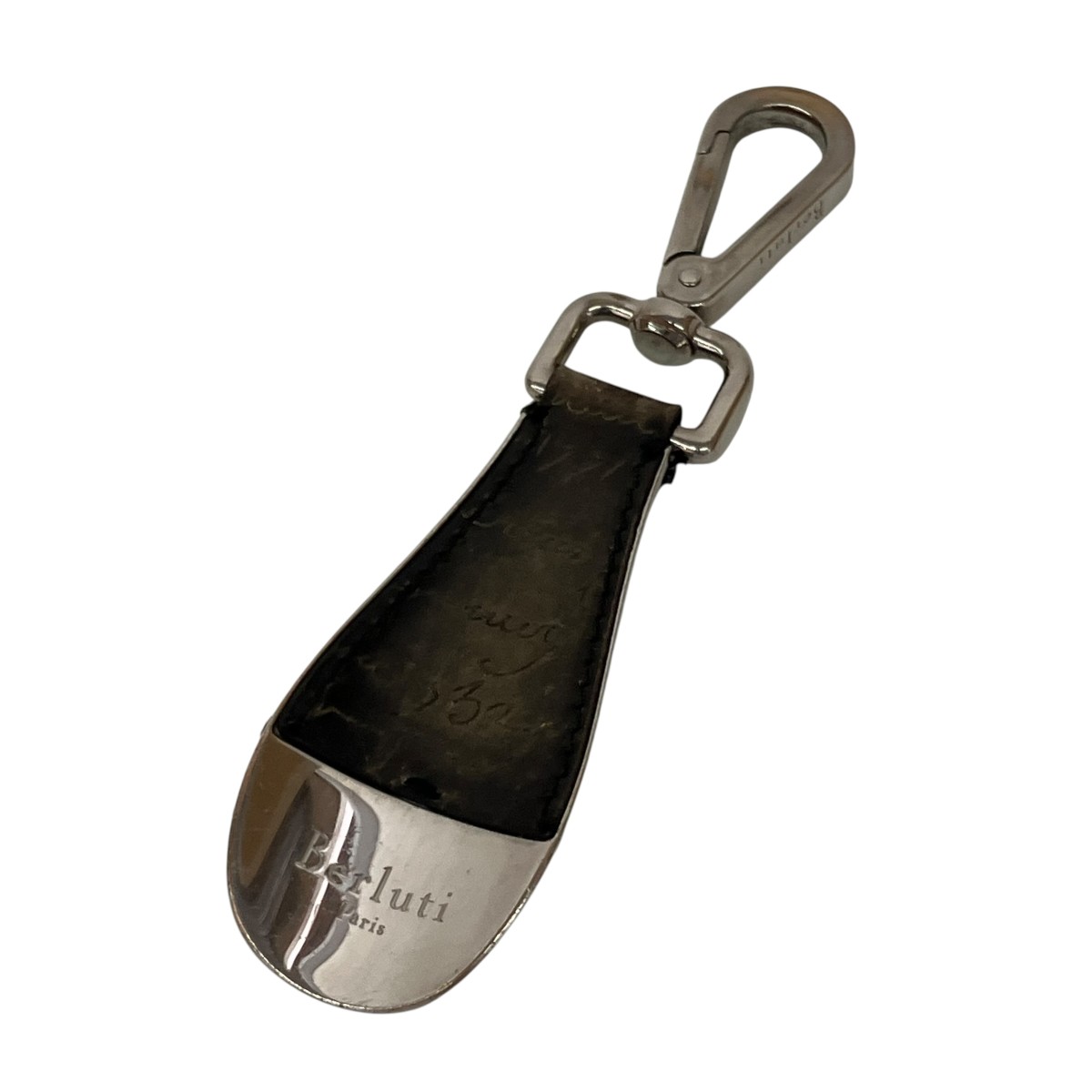 【中古】Berluti シュー唐人笛 靴ベラ 赤銅色 【060626】（ベルルッティ）