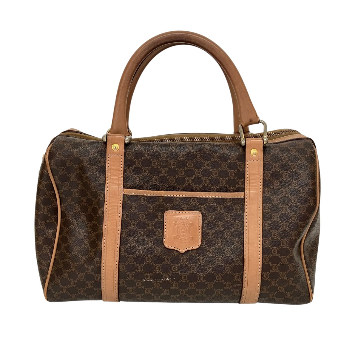【中古】CELINE ボストンバッグ 赤銅色 【060626】（セリーヌ）