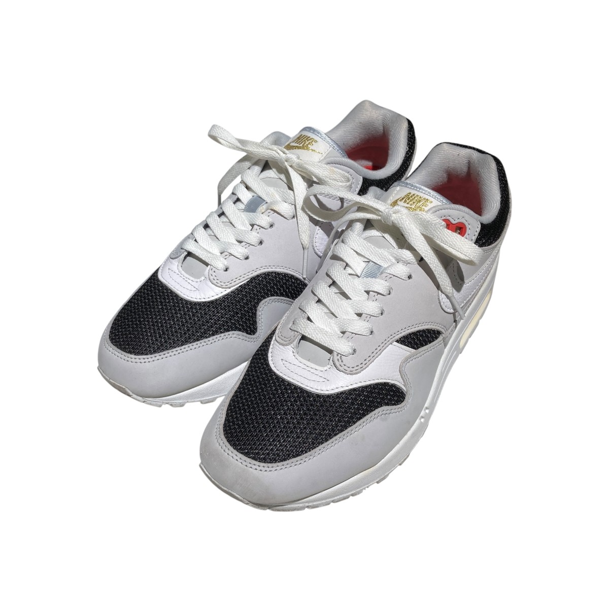 【中古】NIKE Air Max 1 PRM Pure Platinum／Urawa／ウナギ スニーカー FD9081-001 点火装置薄墨色 大きさ：27.5 【070626】（ナイキ）