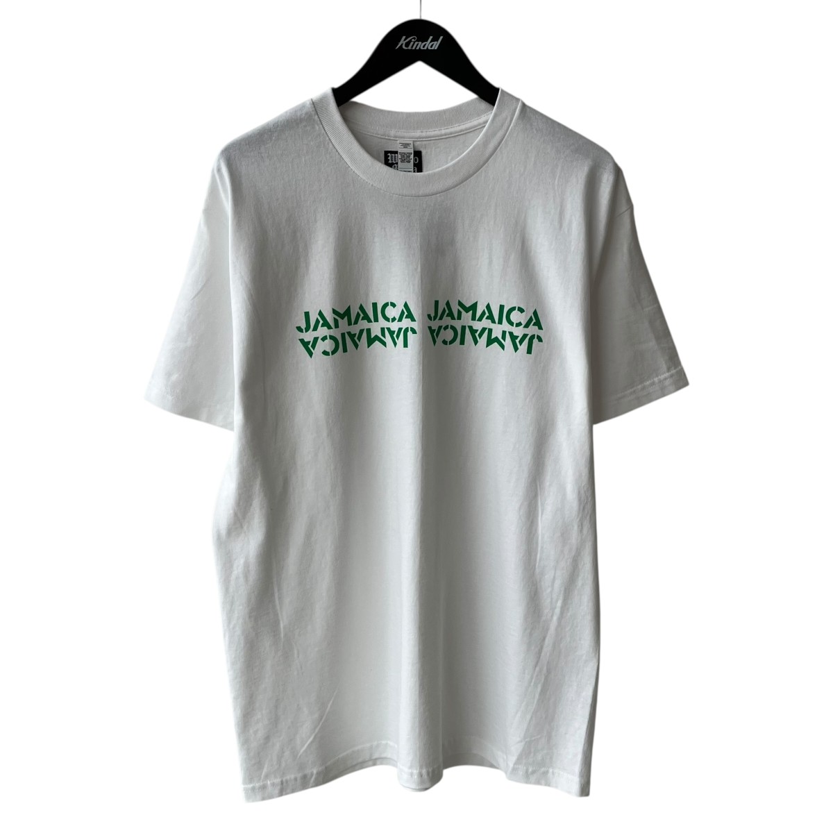 【中古】WACKO MARIA MIGHTY CROWN   FAREAST REGGAE CRUISE 2025 CREW NECK T-SHIRT 半袖カットソー MIGHTYCROWN-WM-TEE02 白いこと×緑であること 大きさ：L 【070626】（ワコマリア）
