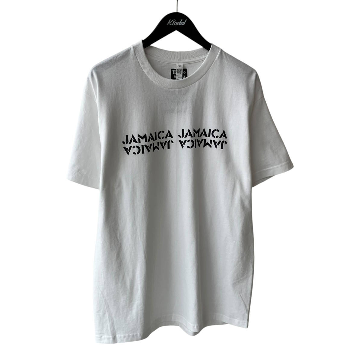 【中古】WACKO MARIA MIGHTY CROWN   FAREAST REGGAE CRUISE 2025 CREW NECK T-SHIRT 半袖カットソー MIGHTYCROWN-WM-TEE02 白いこと×黒いこと 大いさ：L 【070626】（ワコマリア）