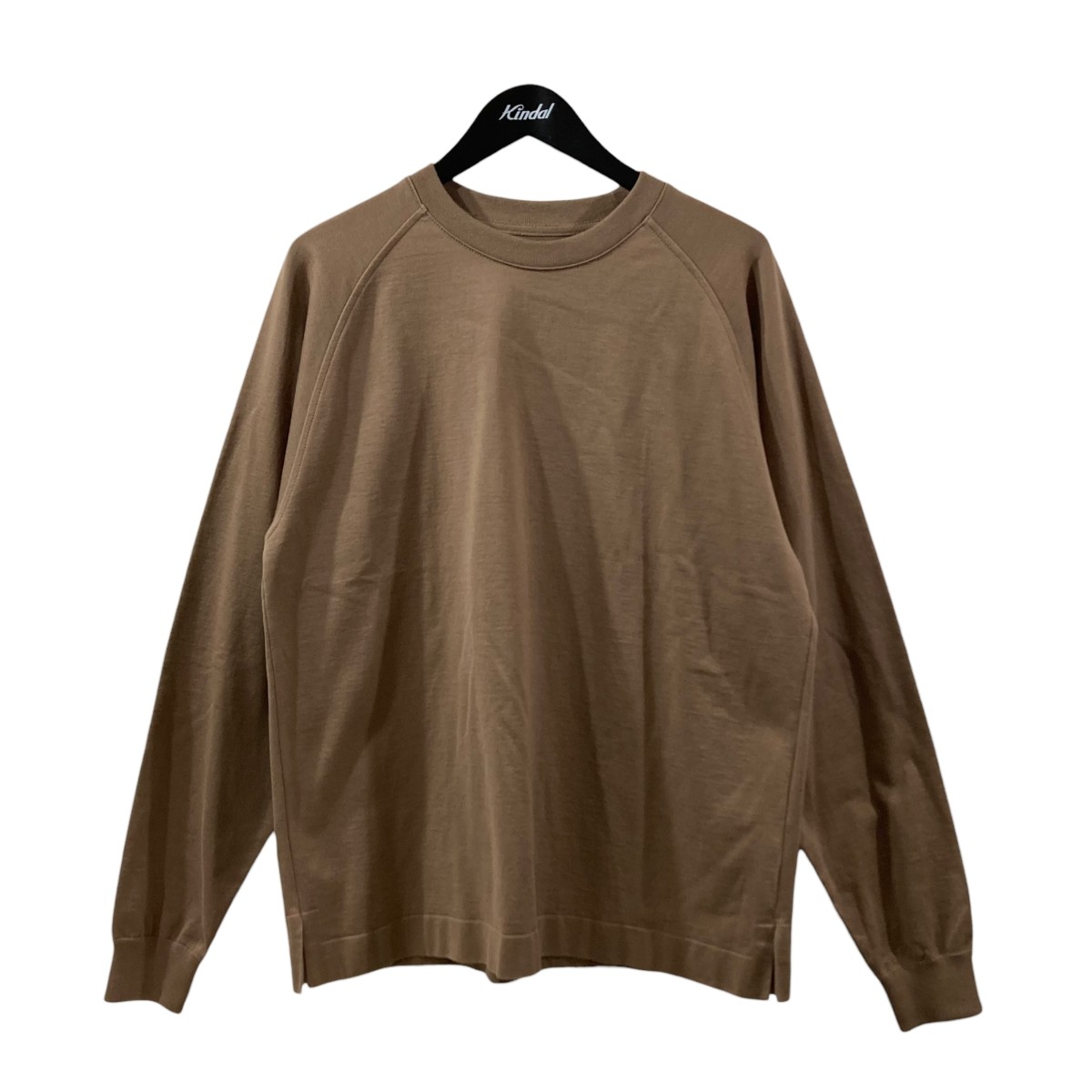 【中古】BATONER STANDING CREW NECK 長袖カットソー BN-20SM-019 カーキ 大いさ：2 【070626】（バトナー）