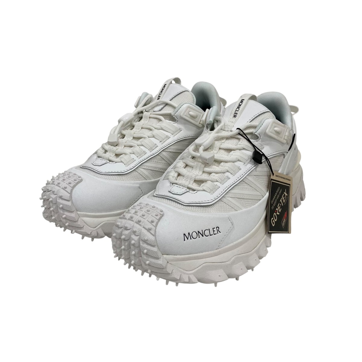 【中古】MONCLER TRAILGRIP GTX スニーカー K2D9B4M00130 白いこと 大きさ：38 【070626】（モンク線路）