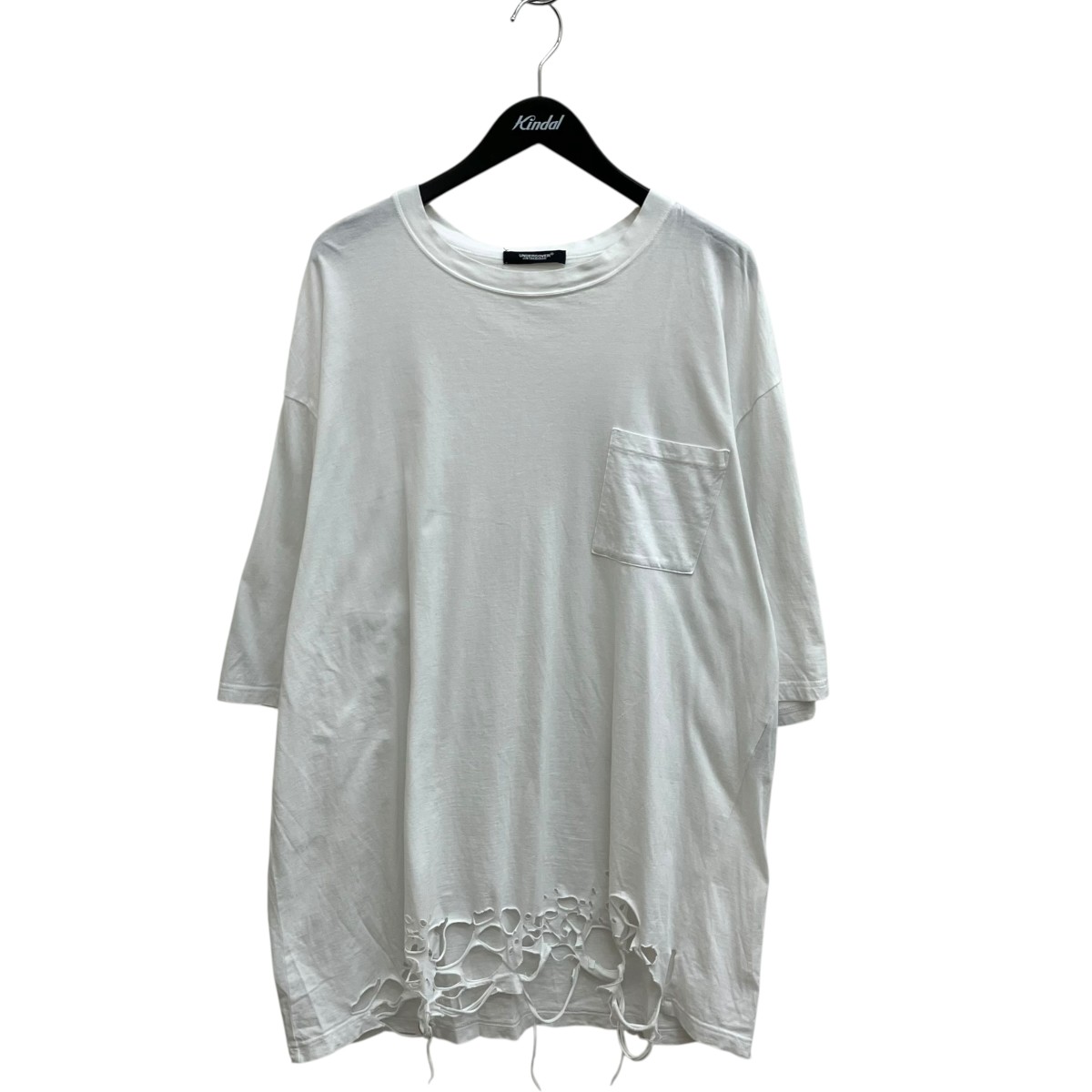 【中古】UNDERCOVER 半袖カットソー UC264802 白いこと 大いさ：5 【070626】（アンダー取りまかなう）