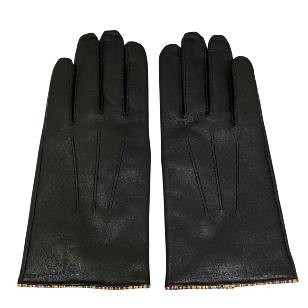 【中古】Paul Smith なめし革 グローブ PF-YO-62374 黒いこと 【070626】（極点スミス）