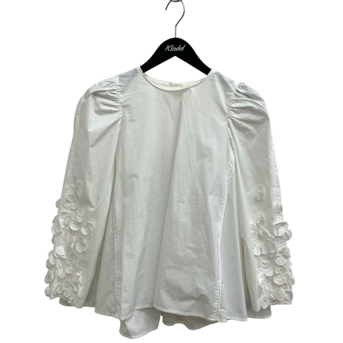 【中古】yori shirocon パフュームブラウス SC2121-008AW 白いこと 大きさ：38 【070626】（ヨリ）