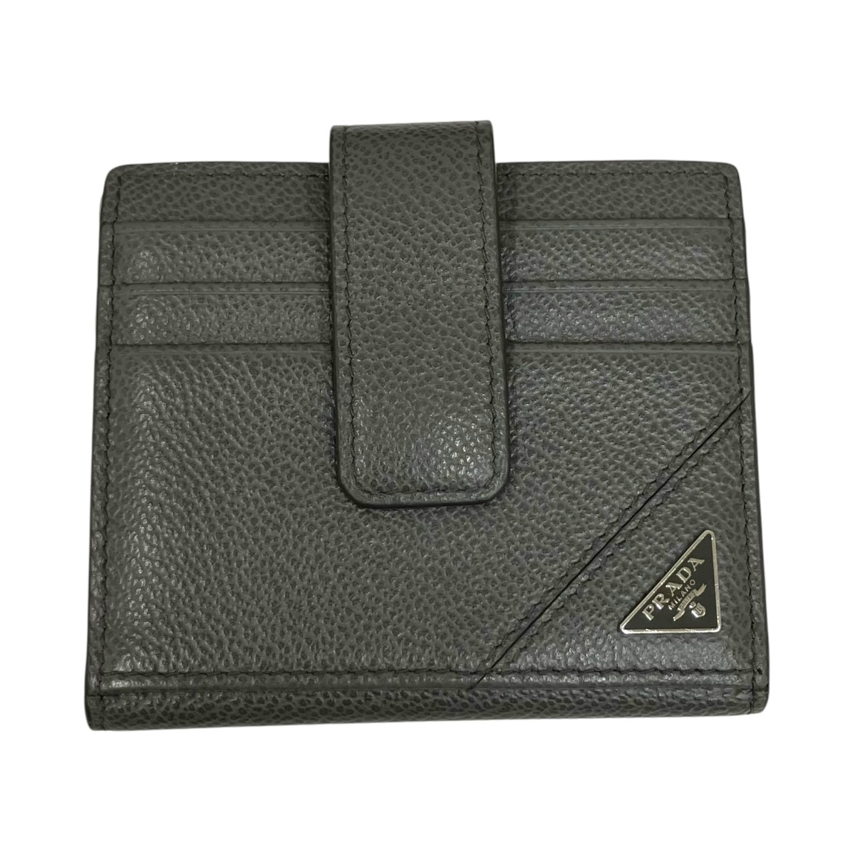 【中古】PRADA 歌留多容れもの 緑であること 【070626】（プラダ）
