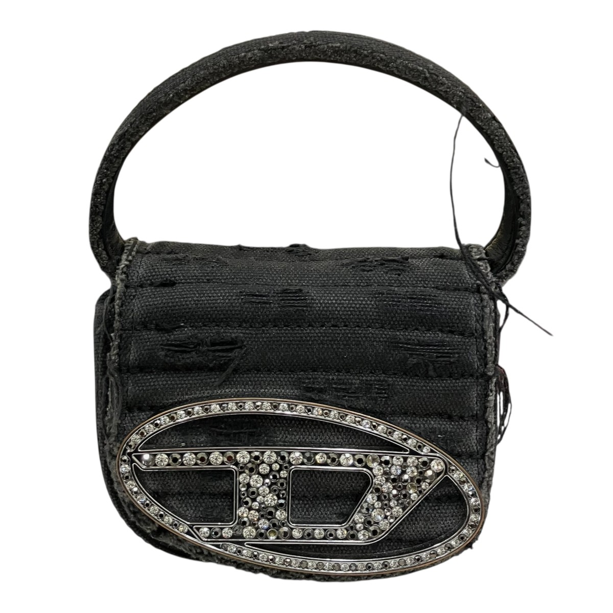 【中古】DIESEL 1DR XS ハンドバック X08709 黒いこと 【070626】（ディーゼル）
