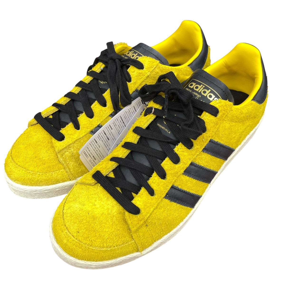【中古】adidas JABBAR LO BRUCE LEE スニーカー JR1597 黄色 大きさ：27 【070626】（アディダス）
