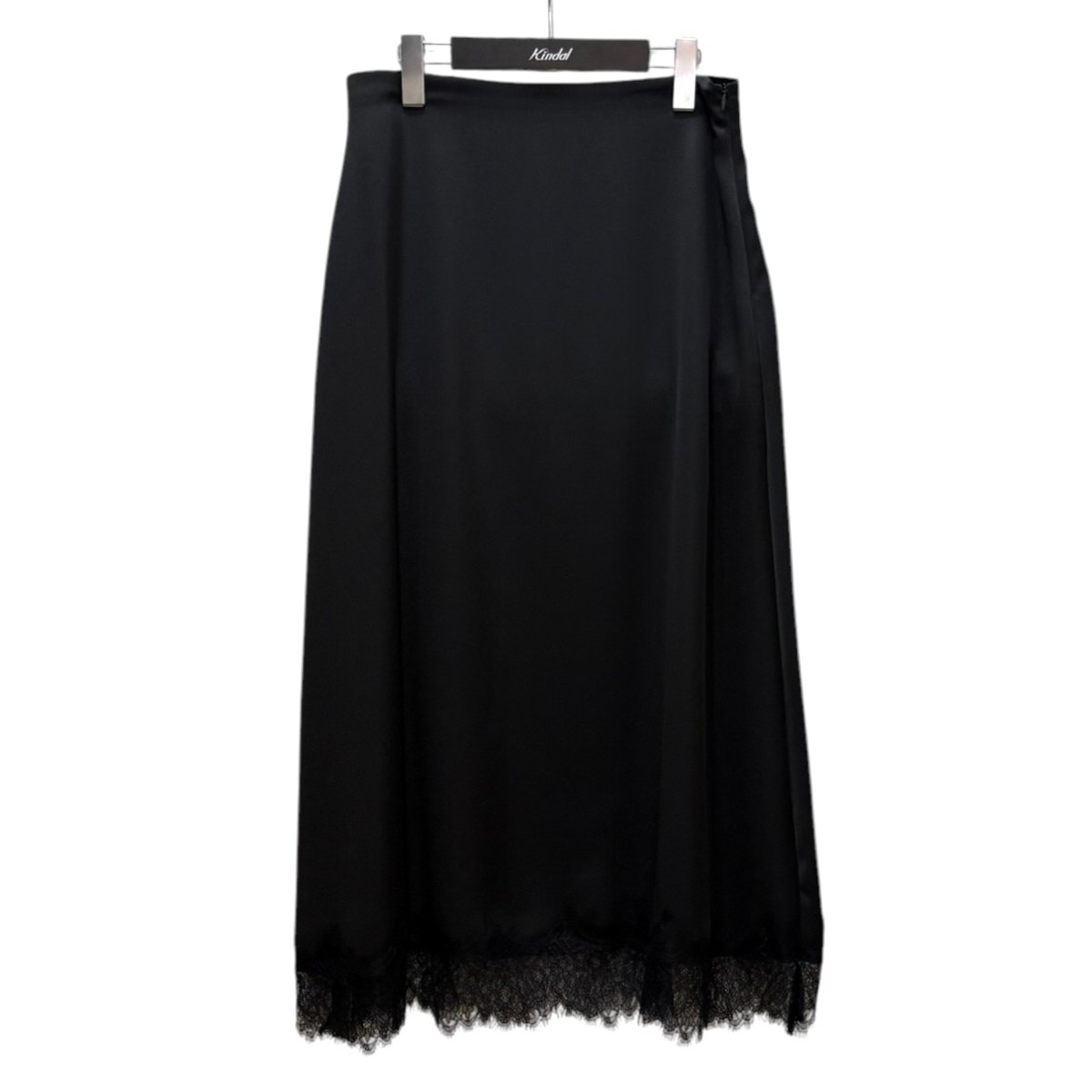 【中古】SLOBE IENA サテンレーススカート 25030912051040 黒いこと 大きさ：38 【060626】（スローブイエナ）