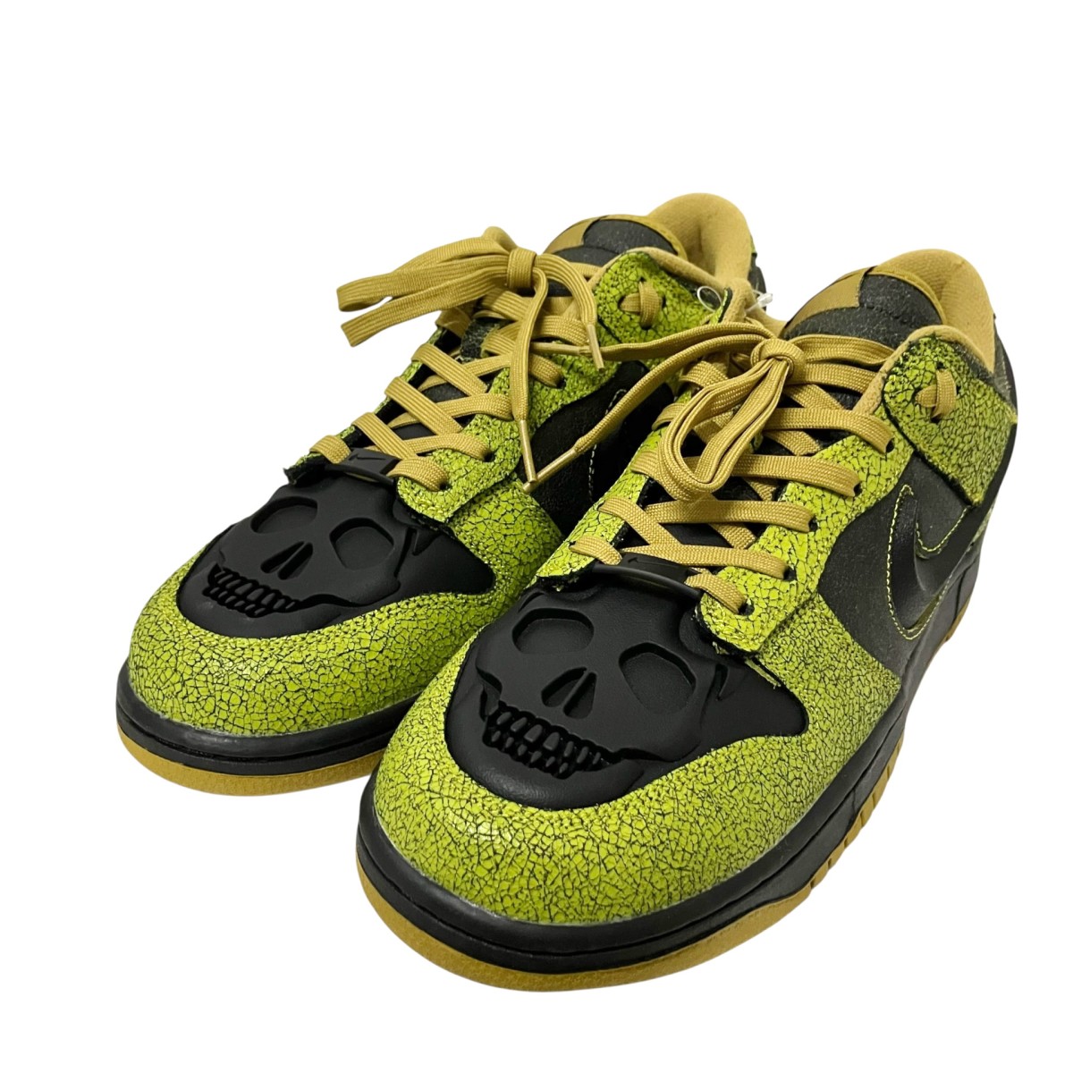 【中古】NIKE DUNK LOW RETRO QS スニーカー HV6103 300 緑であること×黒いこと 大きさ：30珊 【070626】（ナイキ）