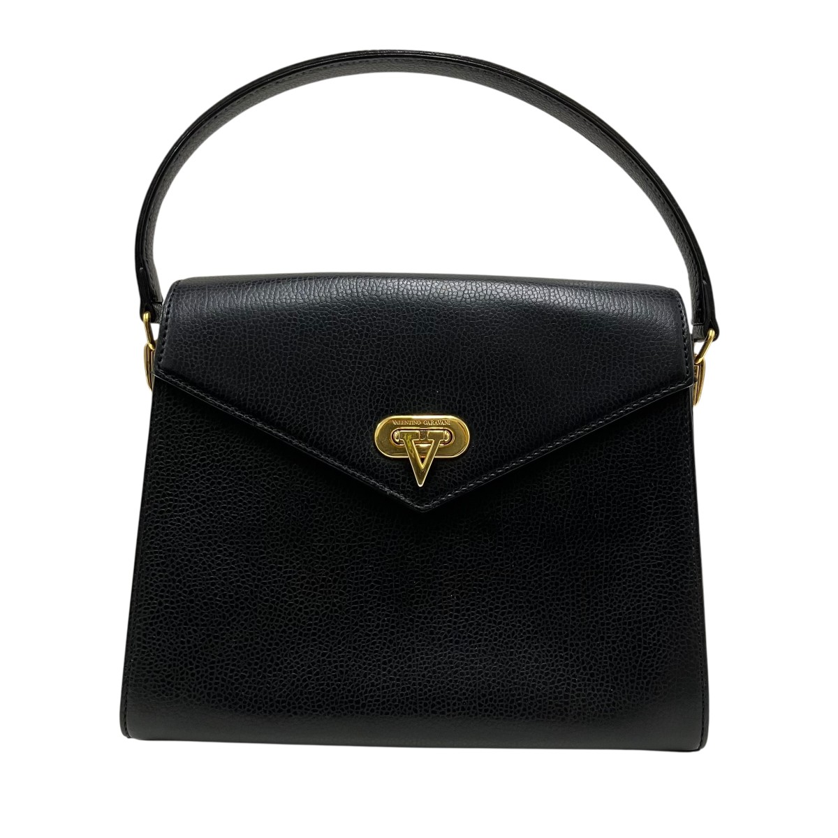 【中古】VALENTINO ハンドバック 黒いこと 【070626】（ヴァレンチノ）