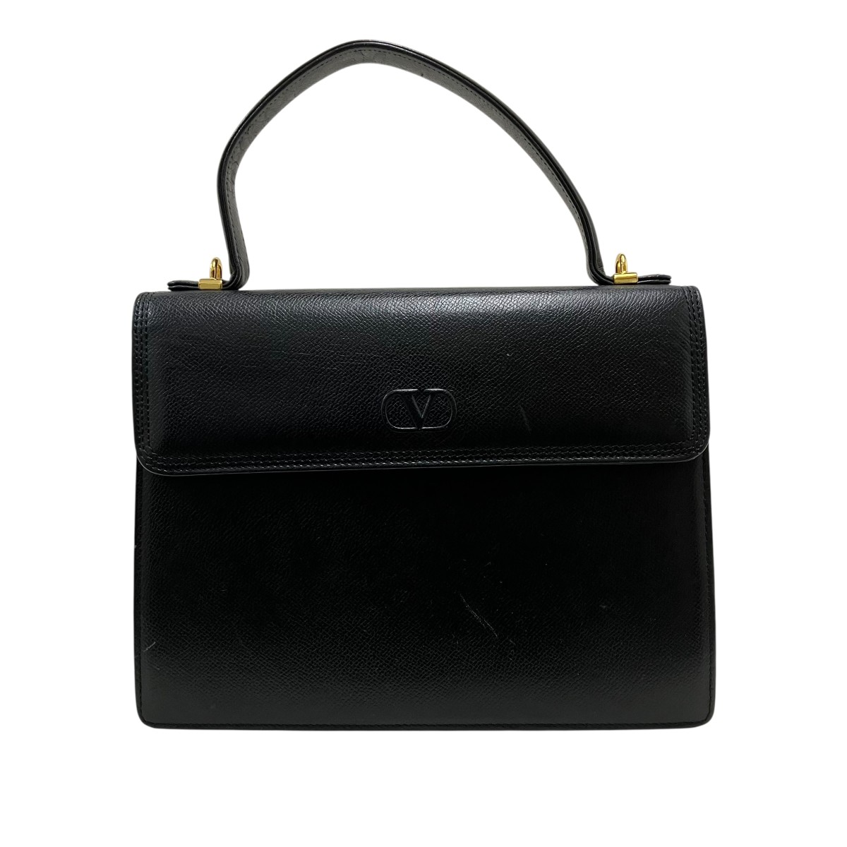 【中古】VALENTINO 2WAY御徒面子 黒いこと 【070626】（ヴァレンチノ）