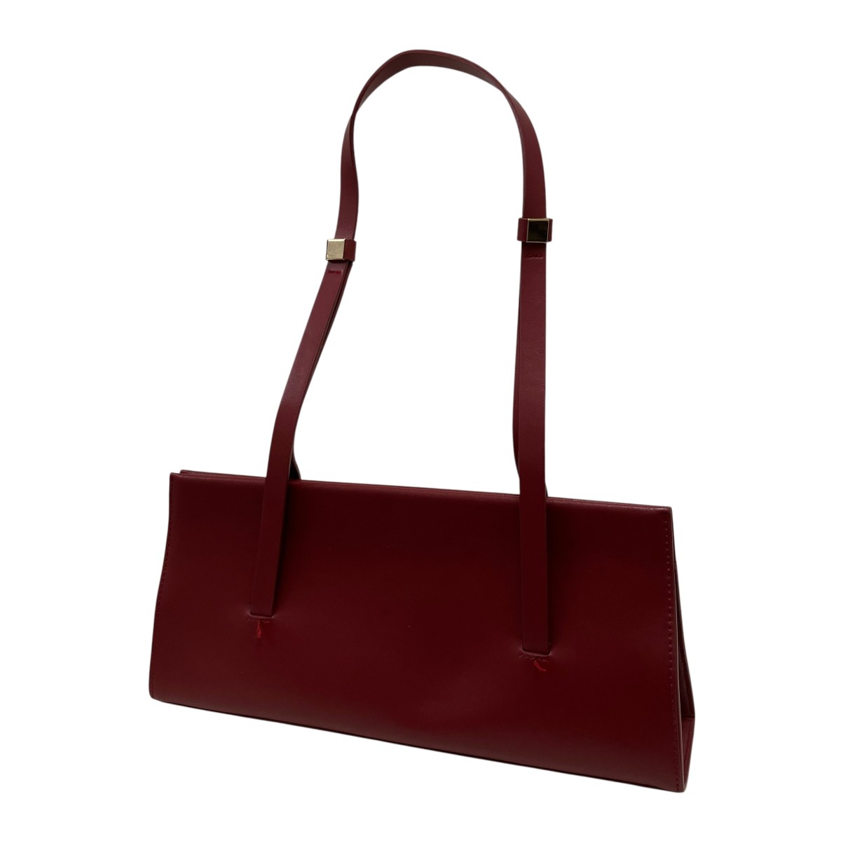 【中古】SYUMAN． Animus Tiny stroll bag ショルダーバッグ ボルドーワイン 大きさ：F 【070626】（シュウマン）