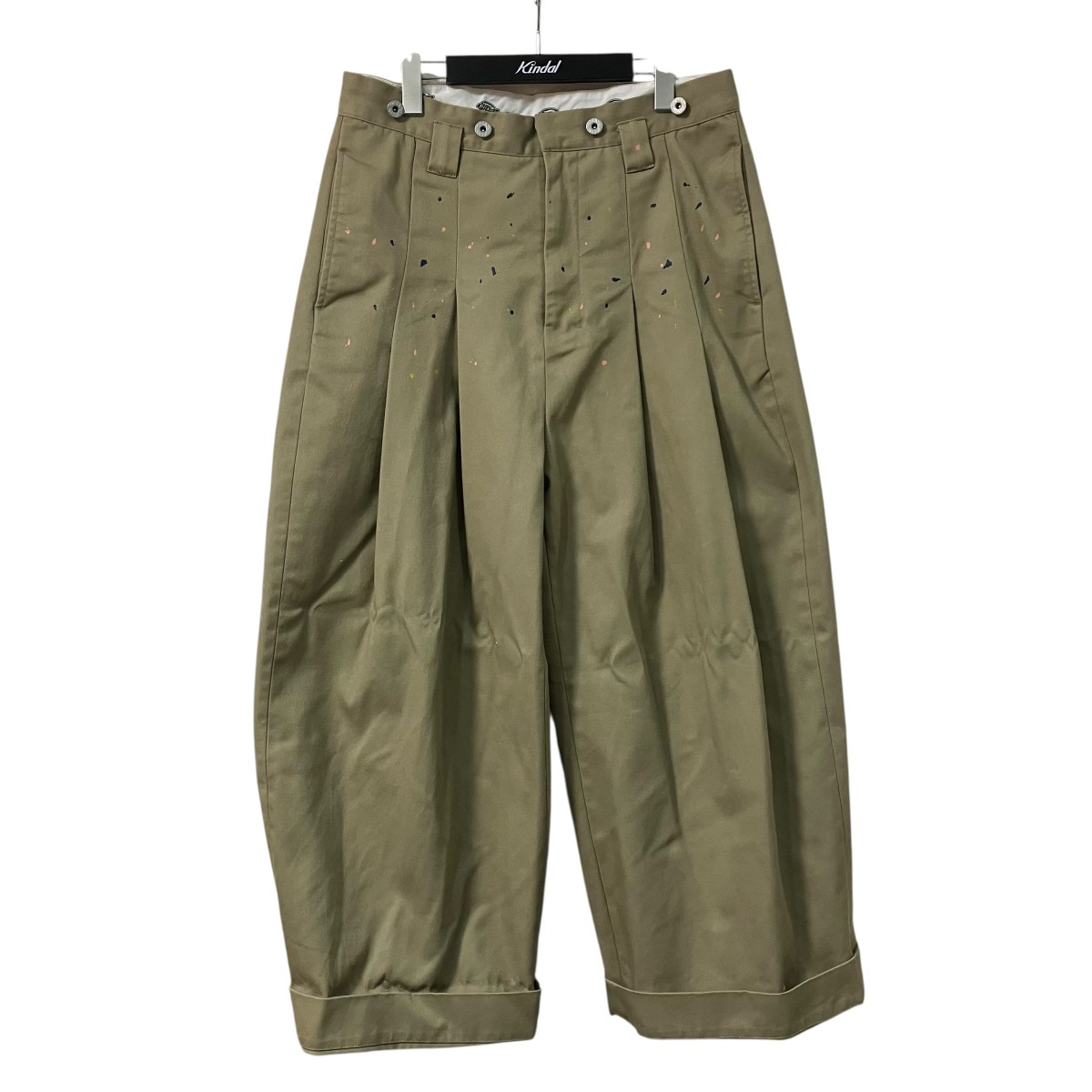 【中古】Dickies×SHINYA KOZUKA えの具ズボン下 2402SK120 ベージュ 大いさ：M 【070626】（ディッキーズ×シンヤコヅカ）