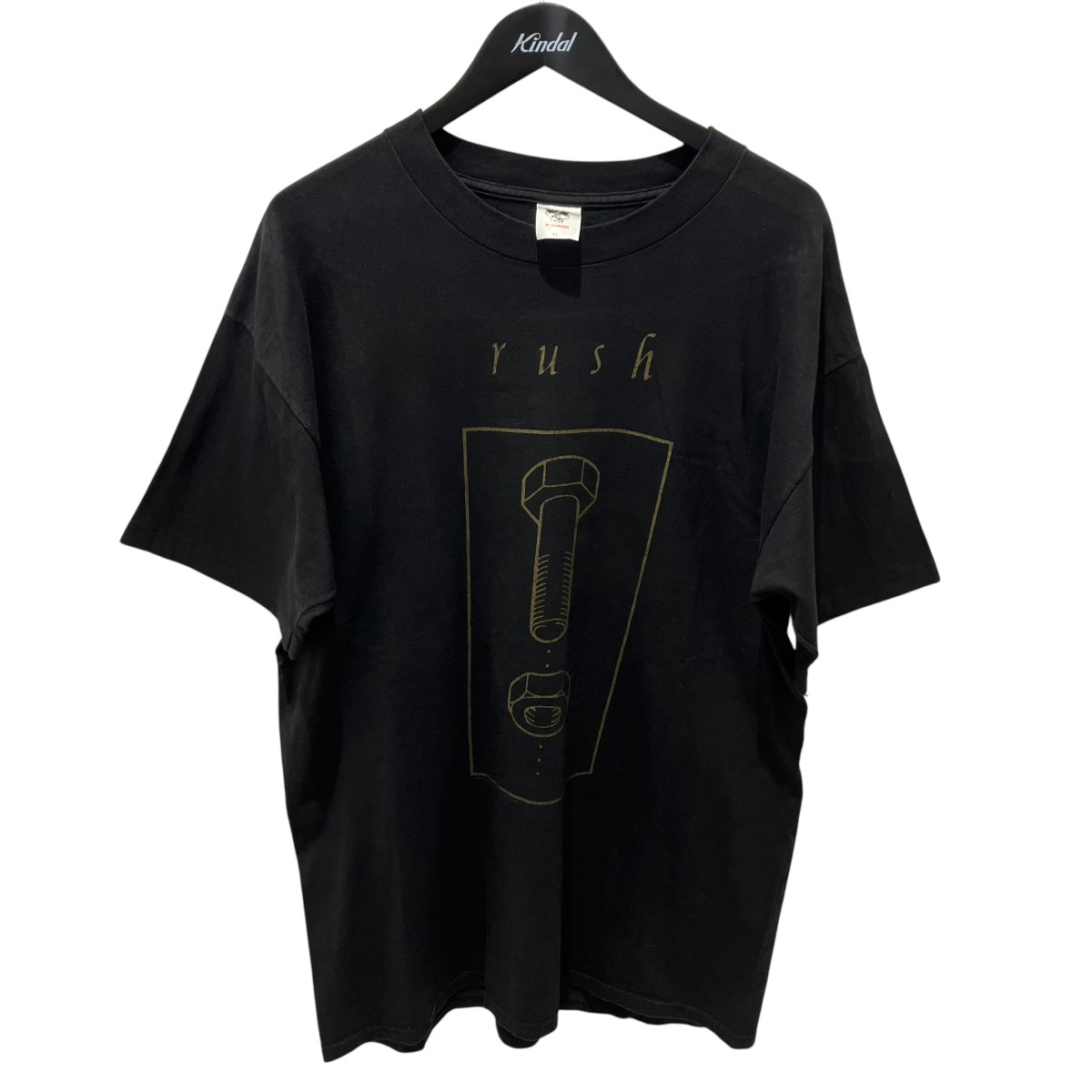 【中古】VINTAGE 90s RUSH TOUR 1994 半袖プルオーバー 黒いこと 大きさ：XL 【070626】（ヴィンテージ）